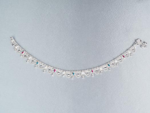 Indian Silver Anklet „Shinja“